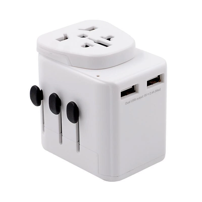 Monarch World Travel Adapter with dual USB Series 3